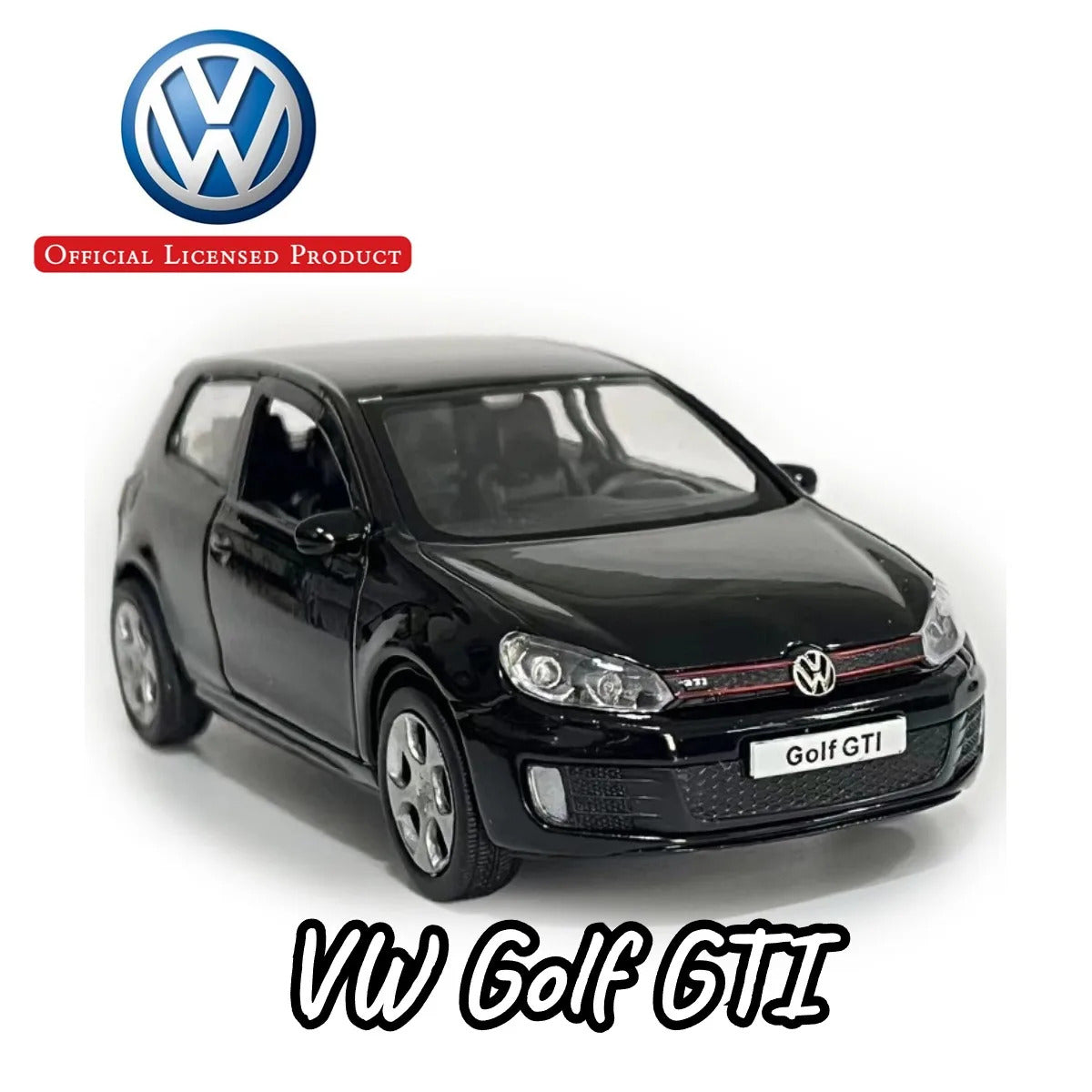 1:36 Car Model VW Golf GTI Scale Metal Diecast Replica Home Office Miniature Art Vehicle Interior Decoration Kid Boy Toy