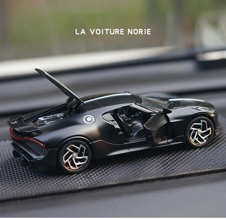 1:32 Alloy Scale Model Car Toys Bugatti La Voiture Noire Alloy Diecast Simulation Toy Vehicles Models Boys Gifts for Children