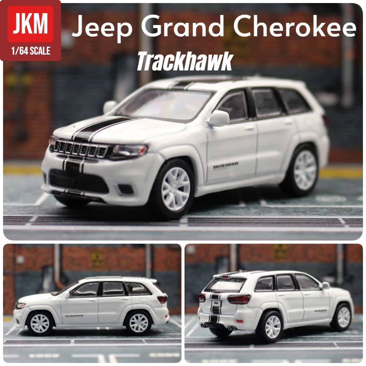 1/64 Jeep Grand Cherokee Sahara Gladiator Pickup Truck Toy Car Model JKM 1:64 Diecast Miniature Suitable For HotWheels MiniGT