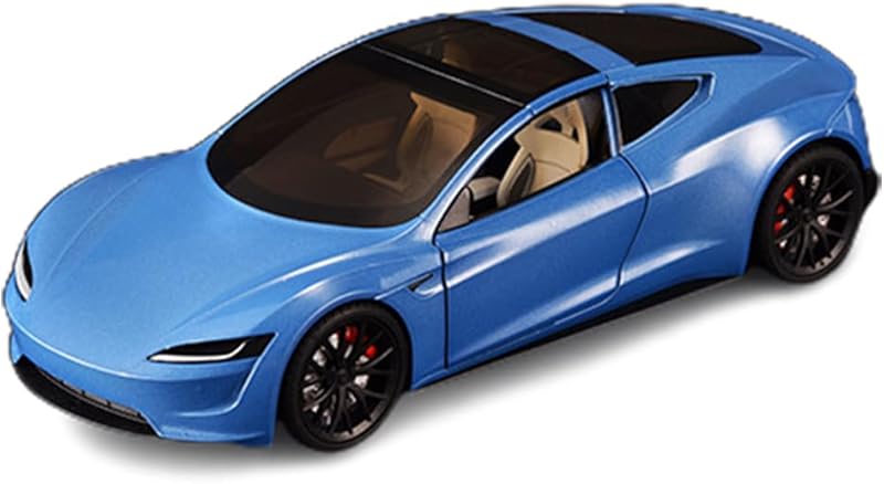 1/24 Model Y Toy Cars Alloy Diecast Model Car, Pull Back Model Y Model Car with Light, Big Model Y Diecast Car Model Toy Suitable for Kids Adults Birthday Gift (White)