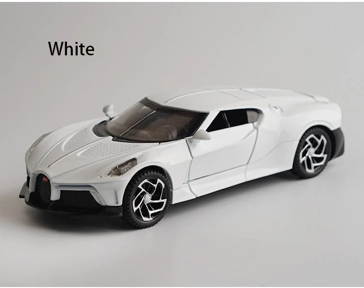 1:32 Alloy Scale Model Car Toys Bugatti La Voiture Noire Alloy Diecast Simulation Toy Vehicles Models Boys Gifts for Children