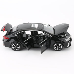 BDTCTK Compatible for 1:32 Corolla Model Car, Zinc Alloy Pull Back Toy Car with Sound and Light for Kids Boy Girl Black