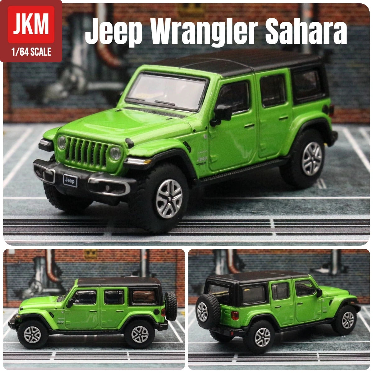 1/64 Jeep Grand Cherokee Sahara Gladiator Pickup Truck Toy Car Model JKM 1:64 Diecast Miniature Suitable For HotWheels MiniGT