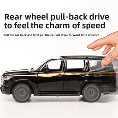 [CubeFun]1:32 Toyota Land Cruiser LC300 Alloy Car Model SUV Diecast Metal Sound Light High Simulation Collection Gifts Toys