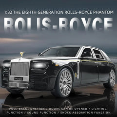 [CubeFun]1:32 Rolls-Royce Phantom Alloy Car Model Sound and Light Simulation Diecasts Metal Toy Collection Children Gifts