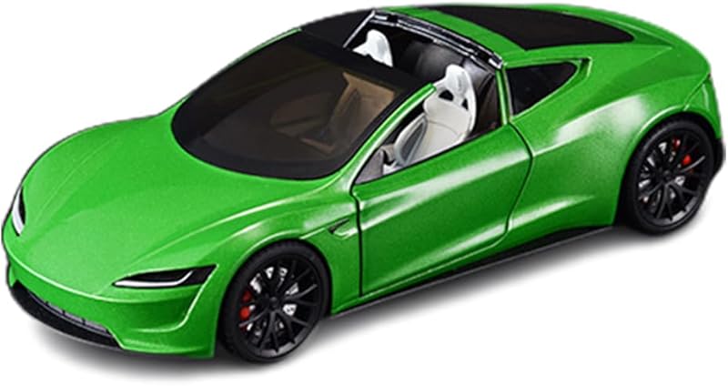 1/24 Model Y Toy Cars Alloy Diecast Model Car, Pull Back Model Y Model Car with Light, Big Model Y Diecast Car Model Toy Suitable for Kids Adults Birthday Gift (White)