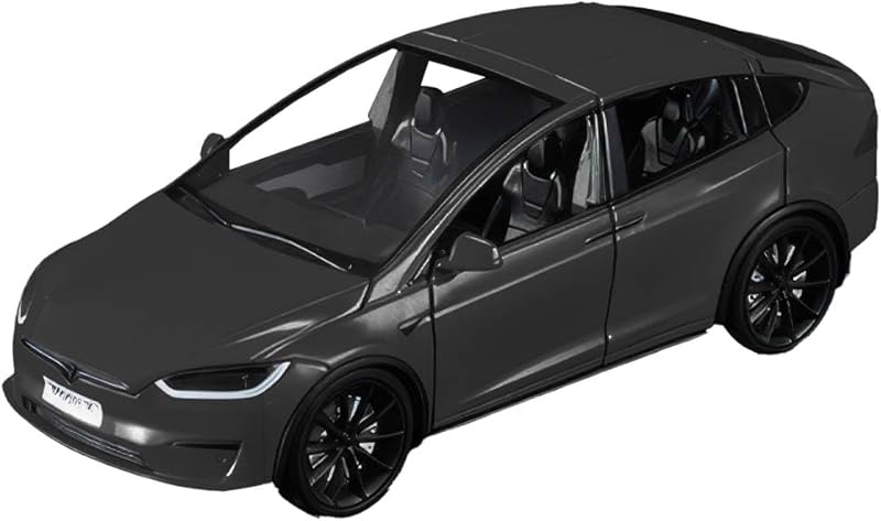 1/24 Model Y Toy Cars Alloy Diecast Model Car, Pull Back Model Y Model Car with Light, Big Model Y Diecast Car Model Toy Suitable for Kids Adults Birthday Gift (White)