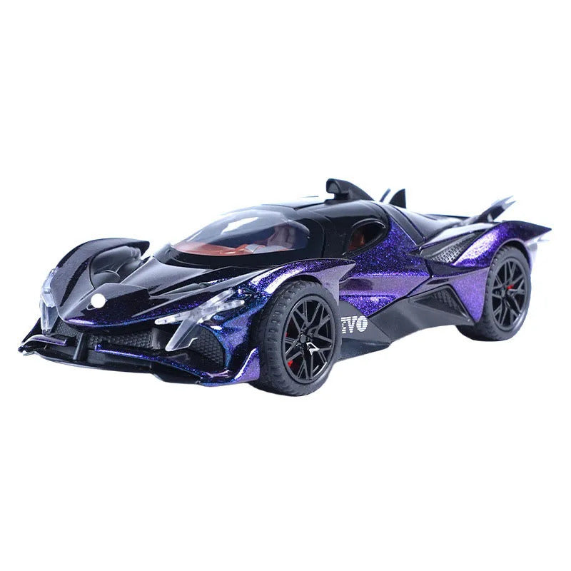 1: 32 APOLLO EVA Alloy Car Model High Simulation Diecasts Toy With Sound and Light Pull Back Vehicles Decoration Toys  For Kids