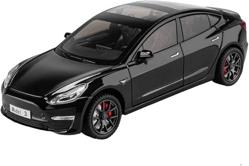 1/24 Model Y Toy Cars Alloy Diecast Model Car, Pull Back Model Y Model Car with Light, Big Model Y Diecast Car Model Toy Suitable for Kids Adults Birthday Gift (White)