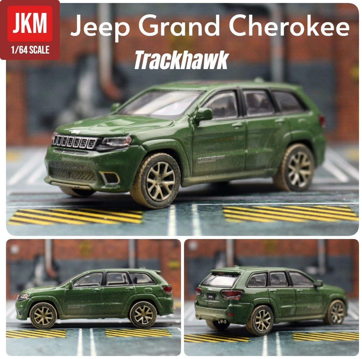 1/64 Jeep Grand Cherokee Sahara Gladiator Pickup Truck Toy Car Model JKM 1:64 Diecast Miniature Suitable For HotWheels MiniGT