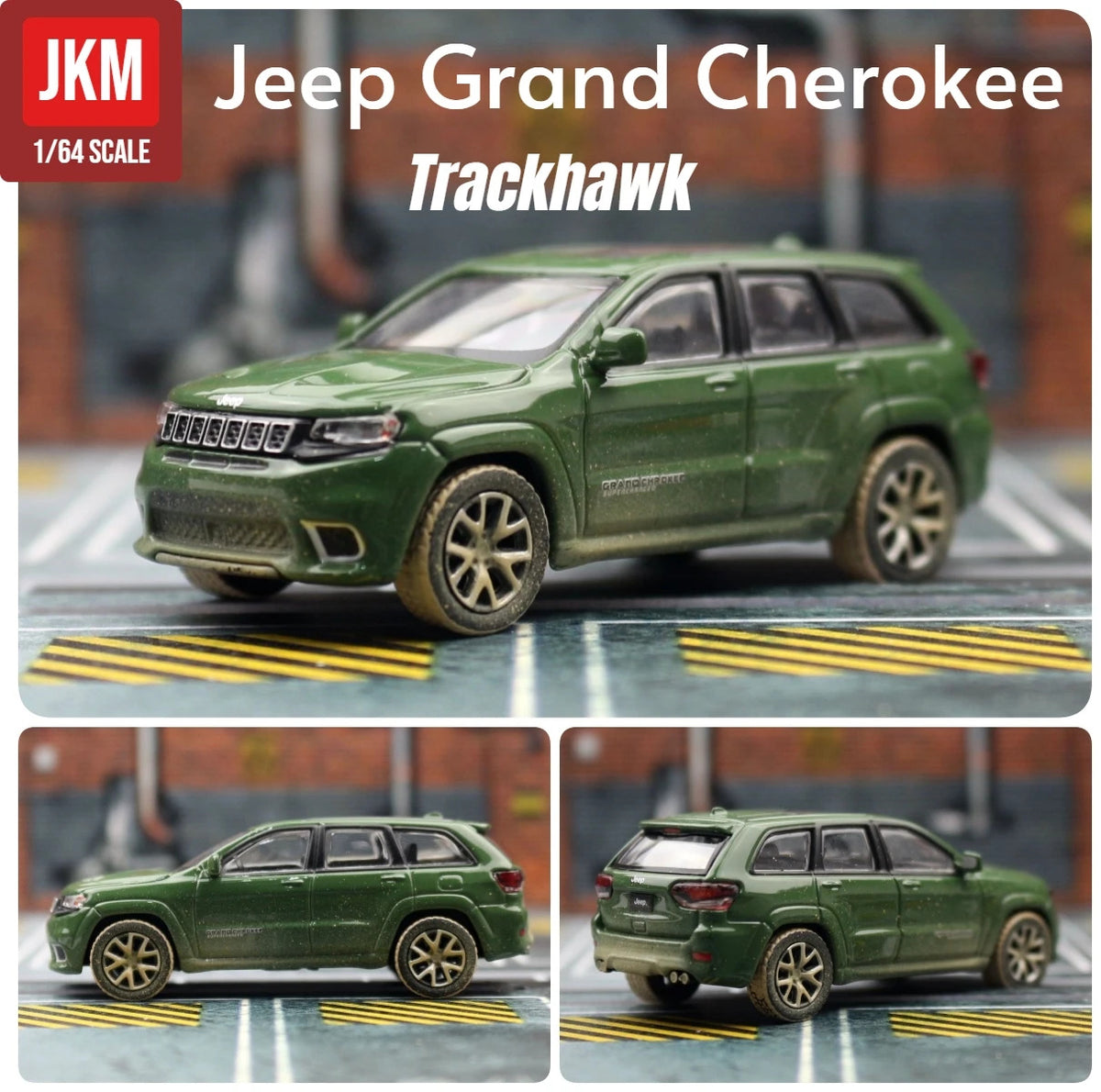 1/64 Jeep Grand Cherokee Sahara Gladiator Pickup Truck Toy Car Model JKM 1:64 Diecast Miniature Suitable For HotWheels MiniGT
