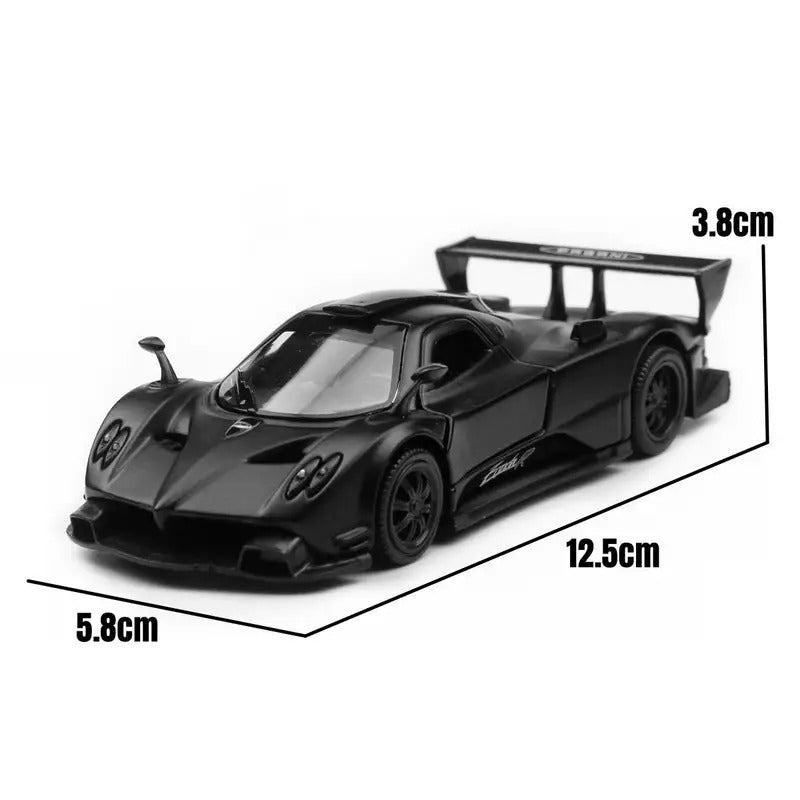 1/36 Pagani Zonda R Evolution Toy Car Model RMZ CiTY Diecast Racing Vehicle Miniature Pull Back Collection Gift For Children Boy