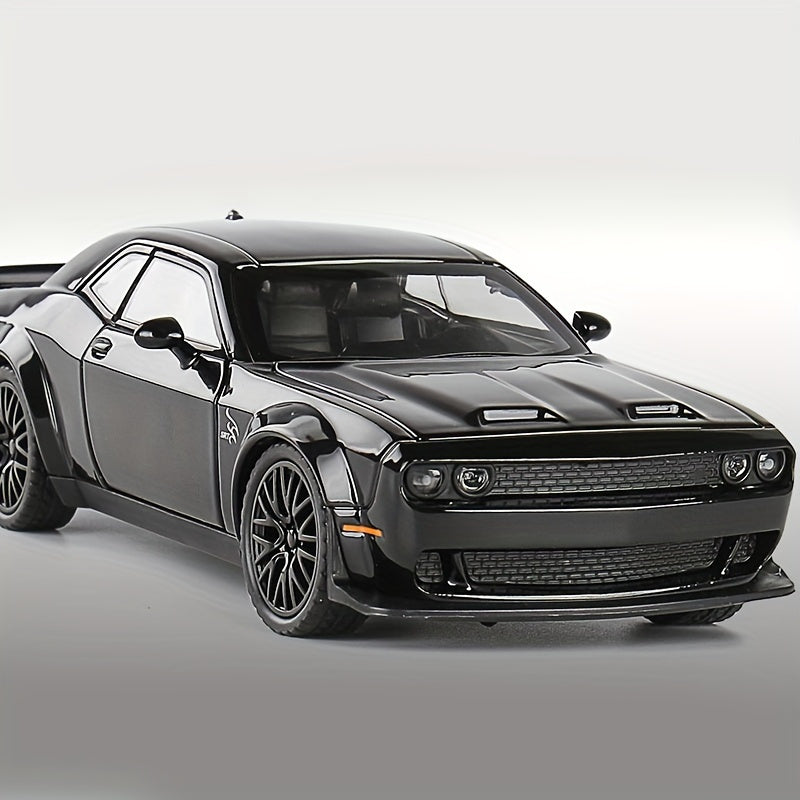 1:24 Scale Metal Die-cast Sports Car Model, Real Sound Effects and Lighting Functions, Suitable for Birthday Gifts, Christmas Gifts for Car Lovers