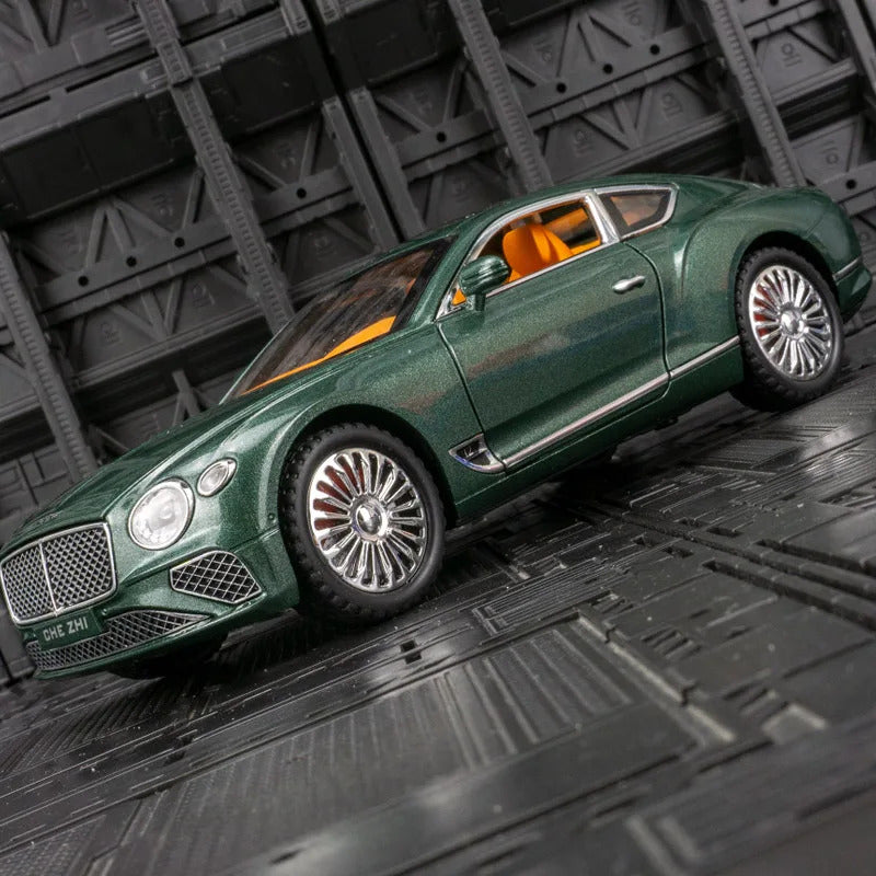 1:24 Bentley Continental GT Alloy Car Model Diecasts Toy Simulation Metal Car Model Sound Light Collection kids Toy Gift