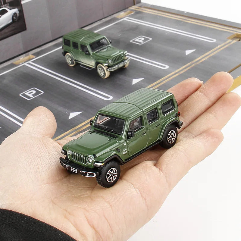 1/64 Jeep Grand Cherokee Sahara Gladiator Pickup Truck Toy Car Model JKM 1:64 Diecast Miniature Suitable For HotWheels MiniGT