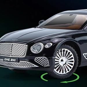 Toy Car Compatible for 1/24 Bentley Continental GT Model Car Alloy Diecast Collectible Pull Back Car Toy Door Can Be Opened for Boys Girls Gift(Green)